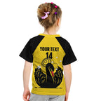 Custom Western Australia Bowls Kid T Shirt Go Champions WA Black Swan - Aussie Hoodie