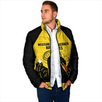 Custom Western Australia Bowls Padded Jacket Go Champions WA Black Swan - Aussie Hoodie