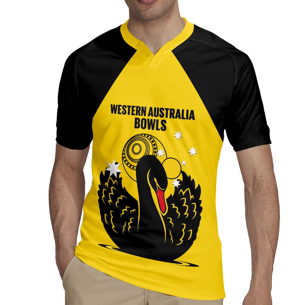 Custom Western Australia Bowls Rugby Jersey Go Champions WA Black Swan - Aussie Hoodie
