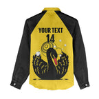 Custom Western Australia Bowls Women Casual Shirt Go Champions WA Black Swan - Aussie Hoodie