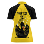 Custom Western Australia Bowls Women Polo Shirt Go Champions WA Black Swan - Aussie Hoodie