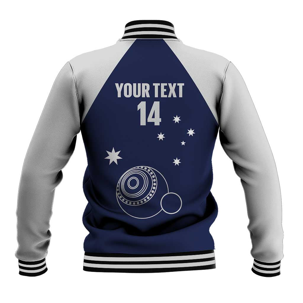 Custom Victoria Bowls Australia Baseball Jacket Go Champions Garden State - Aussie Hoodie