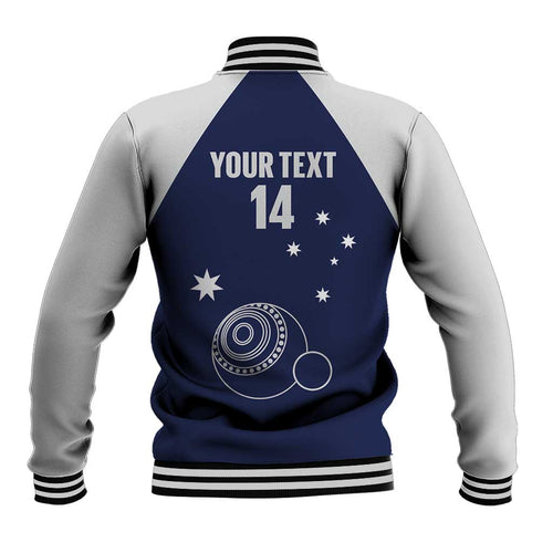 Custom Victoria Bowls Australia Baseball Jacket Go Champions Garden State - Aussie Hoodie