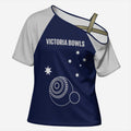 Custom Victoria Bowls Australia Cross Shoulder Shirt Go Champions Garden State - Aussie Hoodie