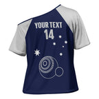 Custom Victoria Bowls Australia Cross Shoulder Shirt Go Champions Garden State - Aussie Hoodie