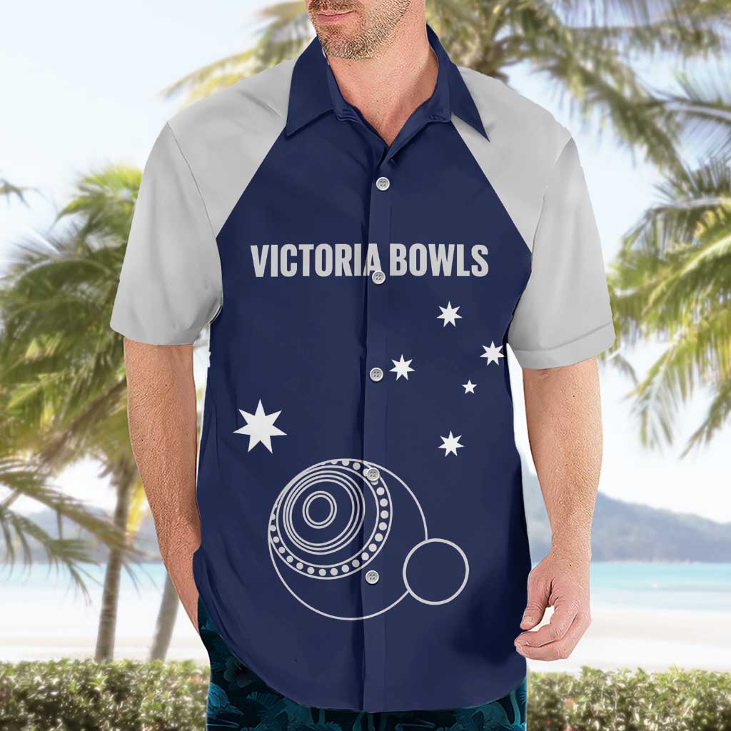 Custom Victoria Bowls Australia Hawaiian Shirt Go Champions Garden State - Aussie Hoodie