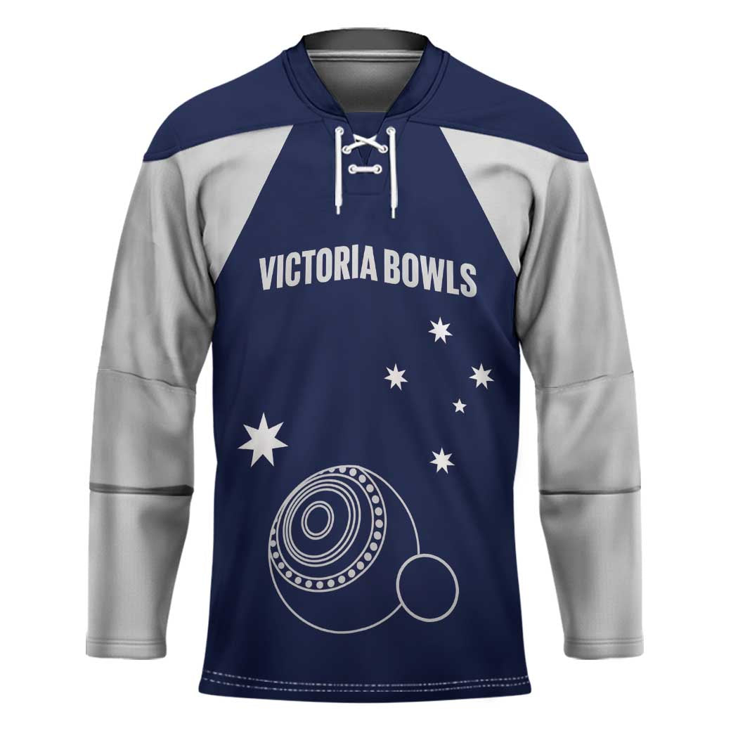 Custom Victoria Bowls Australia Hockey Jersey Go Champions Garden State - Aussie Hoodie
