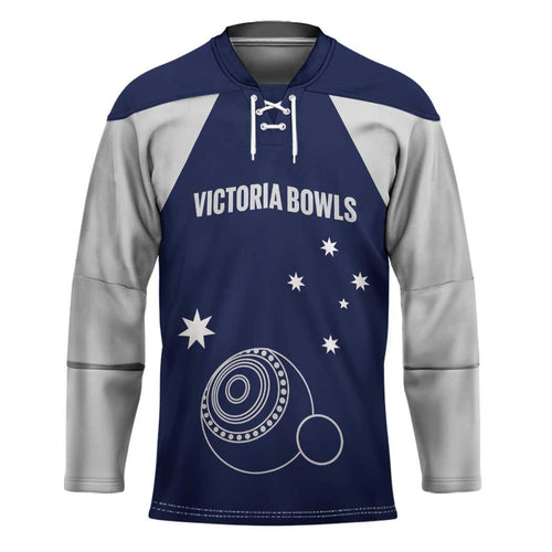 Custom Victoria Bowls Australia Hockey Jersey Go Champions Garden State - Aussie Hoodie