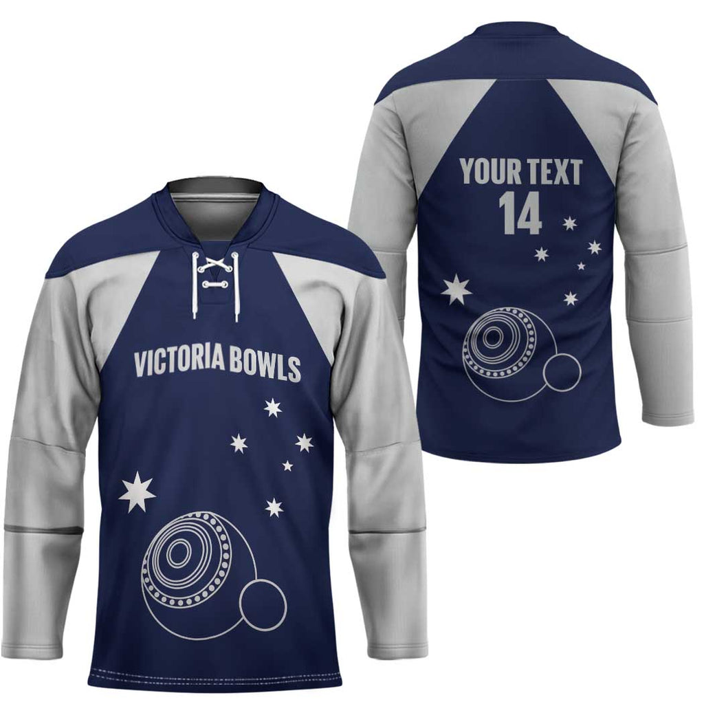 Custom Victoria Bowls Australia Hockey Jersey Go Champions Garden State - Aussie Hoodie