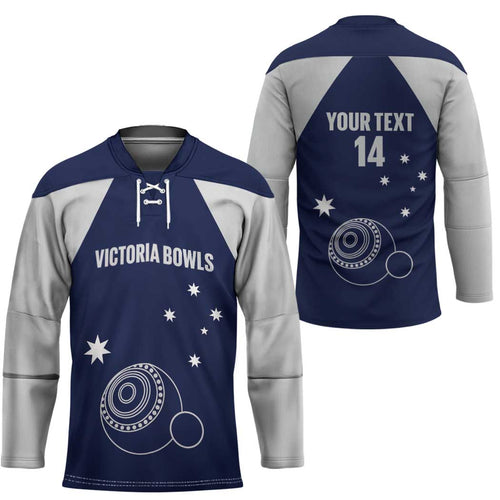Custom Victoria Bowls Australia Hockey Jersey Go Champions Garden State - Aussie Hoodie