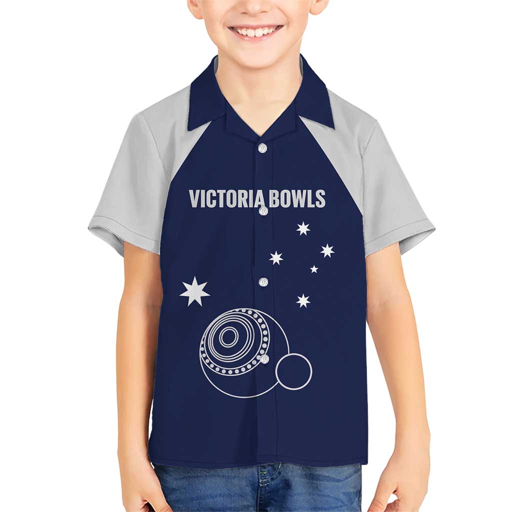 Custom Victoria Bowls Australia Kid Hawaiian Shirt Go Champions Garden State - Aussie Hoodie