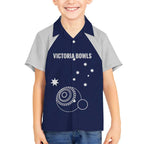 Custom Victoria Bowls Australia Kid Hawaiian Shirt Go Champions Garden State - Aussie Hoodie