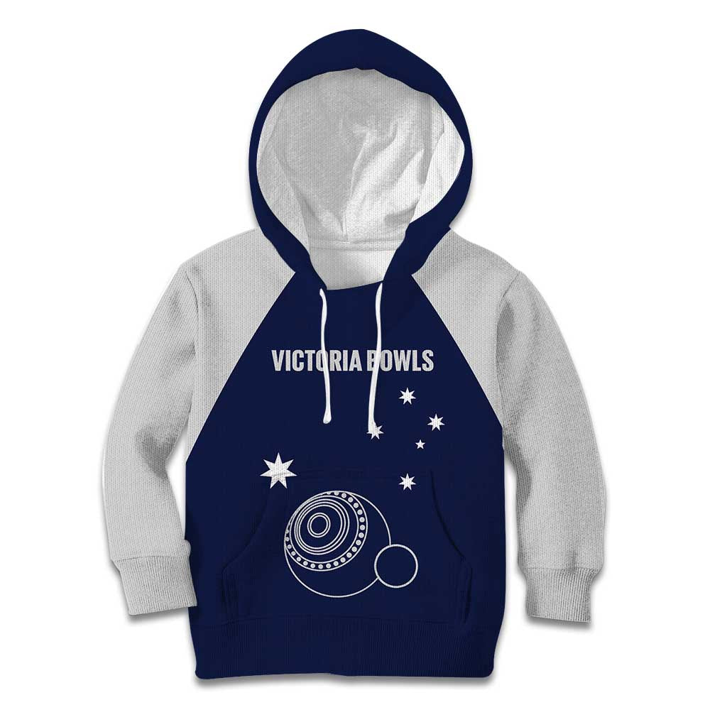 Custom Victoria Bowls Australia Kid Hoodie Go Champions Garden State - Aussie Hoodie