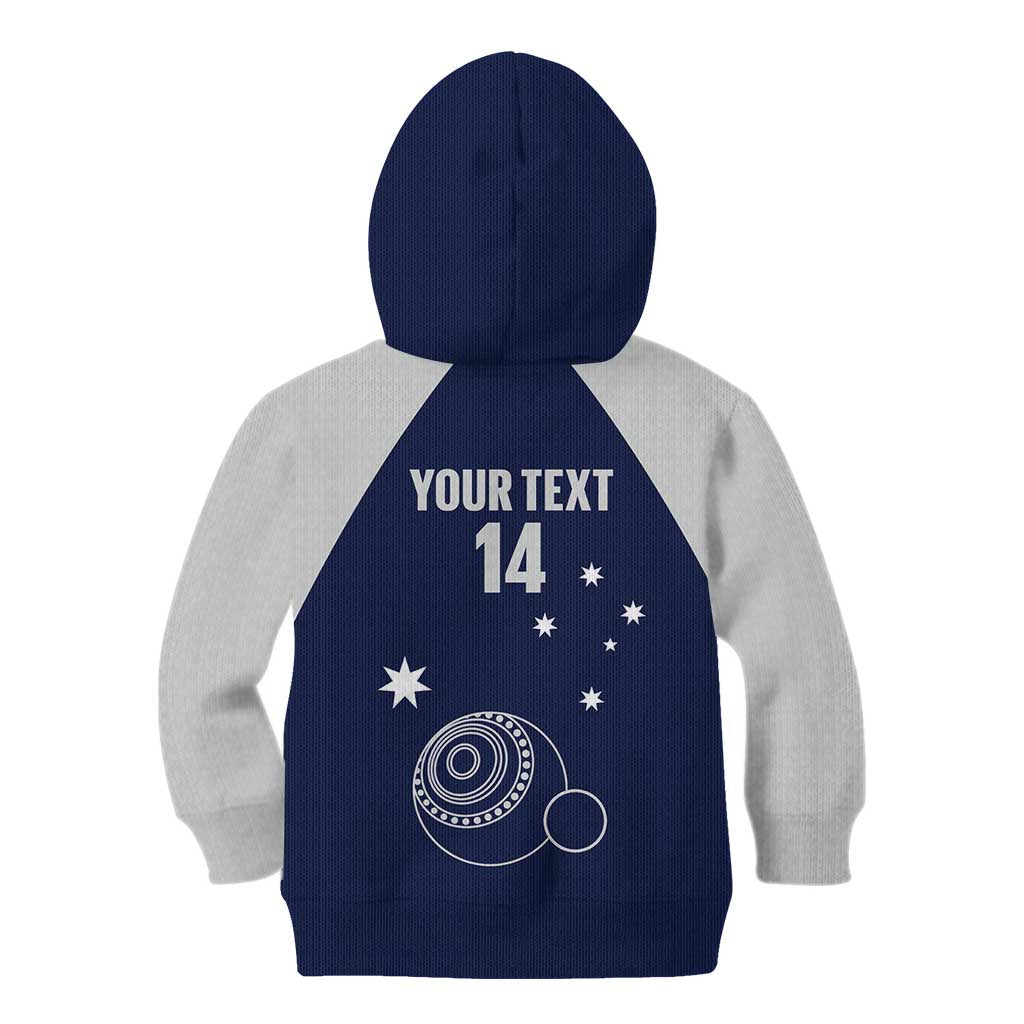 Custom Victoria Bowls Australia Kid Hoodie Go Champions Garden State - Aussie Hoodie