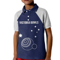 Custom Victoria Bowls Australia Kid Polo Shirt Go Champions Garden State - Aussie Hoodie