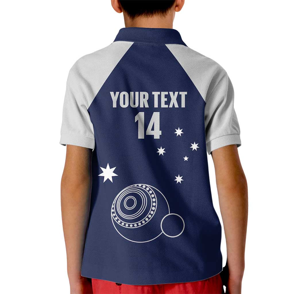 Custom Victoria Bowls Australia Kid Polo Shirt Go Champions Garden State - Aussie Hoodie