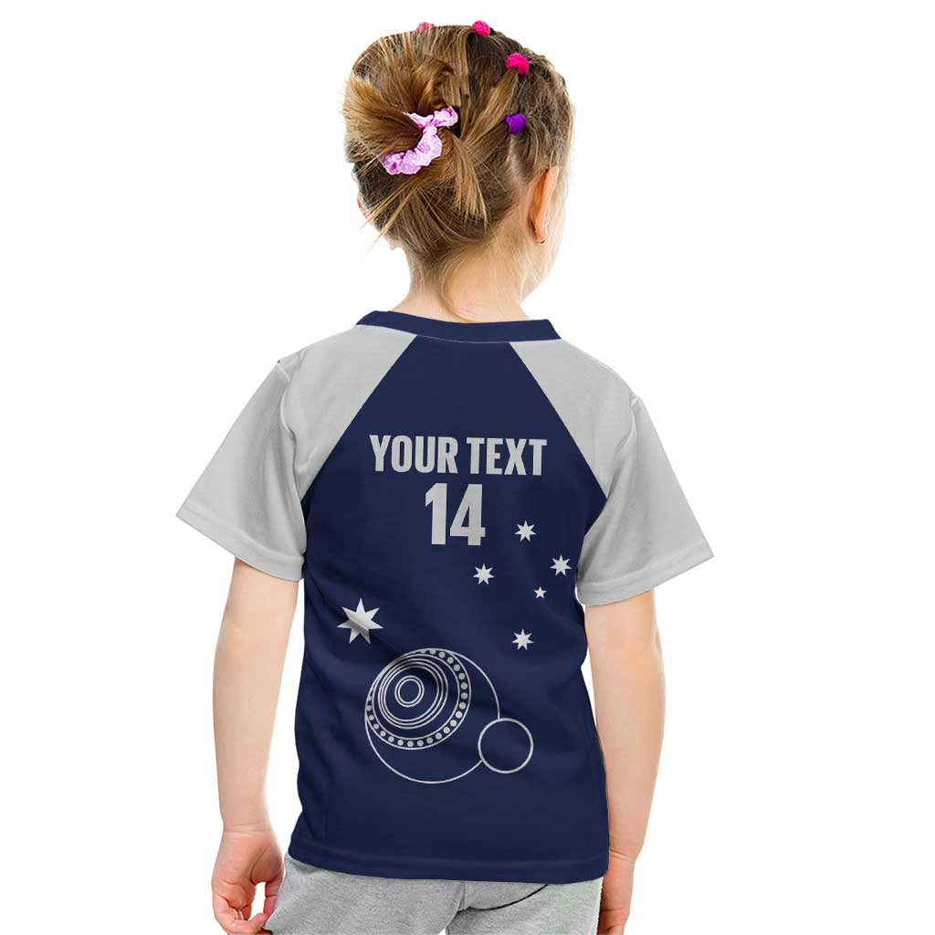 Custom Victoria Bowls Australia Kid T Shirt Go Champions Garden State - Aussie Hoodie