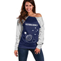 Custom Victoria Bowls Australia Off Shoulder Sweater Go Champions Garden State - Aussie Hoodie