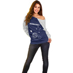 Custom Victoria Bowls Australia Off Shoulder Sweater Go Champions Garden State - Aussie Hoodie