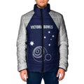 Custom Victoria Bowls Australia Padded Jacket Go Champions Garden State - Aussie Hoodie