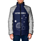 Custom Victoria Bowls Australia Padded Jacket Go Champions Garden State - Aussie Hoodie