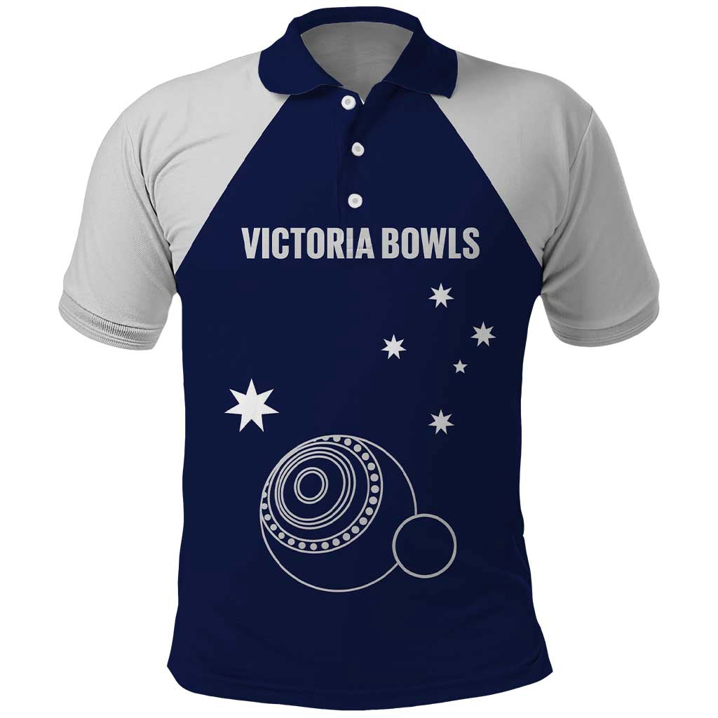 Custom Victoria Bowls Australia Polo Shirt Go Champions Garden State - Aussie Hoodie