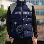 Custom Victoria Bowls Australia Sleeveless Puffer Jacket Go Champions Garden State - Aussie Hoodie