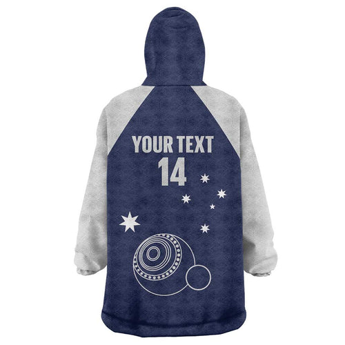 Custom Victoria Bowls Australia Wearable Blanket Hoodie Go Champions Garden State - Aussie Hoodie