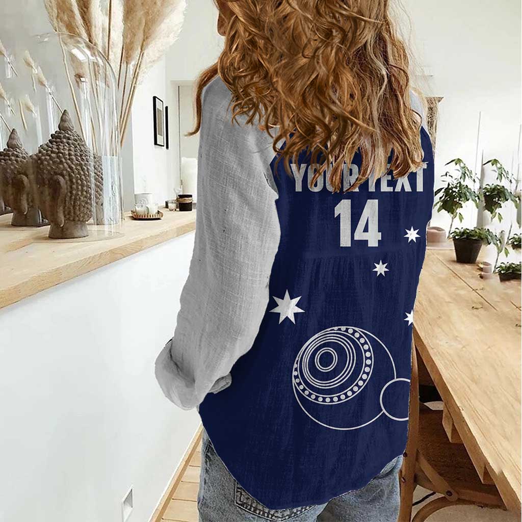 Custom Victoria Bowls Australia Women Casual Shirt Go Champions Garden State - Aussie Hoodie