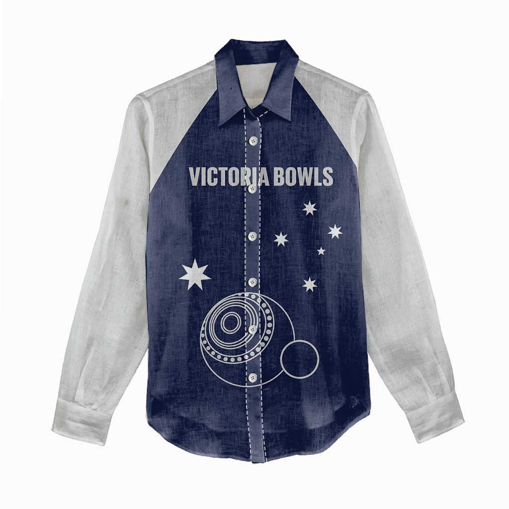 Custom Victoria Bowls Australia Women Casual Shirt Go Champions Garden State - Aussie Hoodie