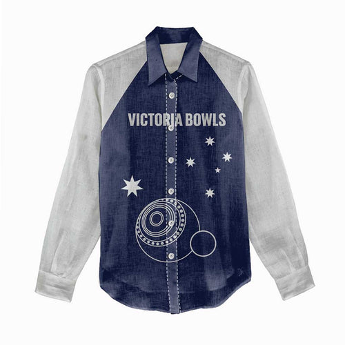 Custom Victoria Bowls Australia Women Casual Shirt Go Champions Garden State - Aussie Hoodie