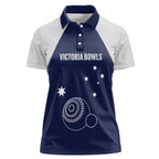 Custom Victoria Bowls Australia Women Polo Shirt Go Champions Garden State - Aussie Hoodie