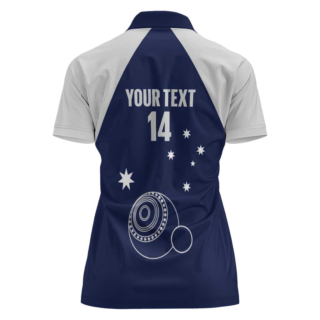 Custom Victoria Bowls Australia Women Polo Shirt Go Champions Garden State - Aussie Hoodie