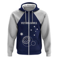 Custom Victoria Bowls Australia Zip Hoodie Go Champions Garden State - Aussie Hoodie