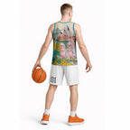 Personalised Pink Galah Australia Day Basketball Jersey Aussie Sydney Opera House Watercolor Stylized - Aussie Hoodie