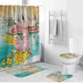 Pink Galah Australia Day Bathroom Set Aussie Sydney Opera House Watercolor Stylized - Aussie Hoodie