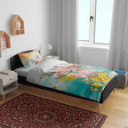 Pink Galah Australia Day Bedding Set Aussie Sydney Opera House Watercolor Stylized - Aussie Hoodie