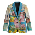 Personalised Pink Galah Australia Day Blazer Aussie Sydney Opera House Watercolor Stylized - Aussie Hoodie