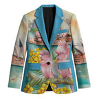 Personalised Pink Galah Australia Day Blazer Aussie Sydney Opera House Watercolor Stylized - Aussie Hoodie