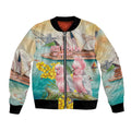 Personalised Pink Galah Australia Day Bomber Jacket Aussie Sydney Opera House Watercolor Stylized - Aussie Hoodie