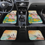 Personalised Pink Galah Australia Day Car Mats Aussie Sydney Opera House Watercolor Stylized - Aussie Hoodie