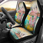 Pink Galah Australia Day Car Seat Cover Aussie Sydney Opera House Watercolor Stylized - Aussie Hoodie