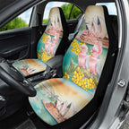 Pink Galah Australia Day Car Seat Cover Aussie Sydney Opera House Watercolor Stylized - Aussie Hoodie