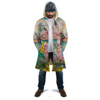 Personalised Pink Galah Australia Day Cloak Aussie Sydney Opera House Watercolor Stylized - Aussie Hoodie