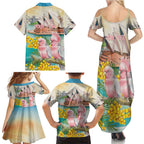 Personalised Pink Galah Australia Day Family Matching Summer Maxi Dress and Hawaiian Shirt Aussie Sydney Opera House Watercolor Stylized - Aussie Hoodie