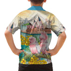 Personalised Pink Galah Australia Day Family Matching Tank Maxi Dress and Hawaiian Shirt Aussie Sydney Opera House Watercolor Stylized - Aussie Hoodie
