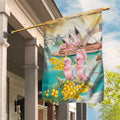 Pink Galah Australia Day Garden Flag Aussie Sydney Opera House Watercolor Stylized - Aussie Hoodie