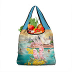 Pink Galah Australia Day Grocery Bag Aussie Sydney Opera House Watercolor Stylized - Aussie Hoodie