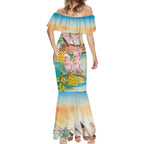 Personalised Pink Galah Australia Day Mermaid Dress Aussie Sydney Opera House Watercolor Stylized - Aussie Hoodie