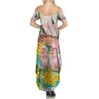 Personalised Pink Galah Australia Day Summer Maxi Dress Aussie Sydney Opera House Watercolor Stylized - Aussie Hoodie